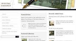 Desktop Screenshot of digitalamherst.org