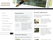 Tablet Screenshot of digitalamherst.org